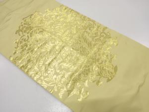 純金箔24K　華紋織り出し　名古屋帯